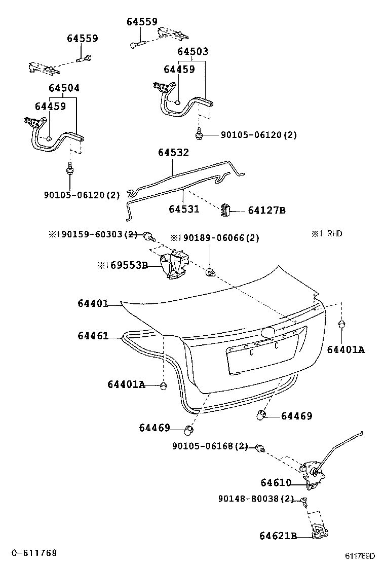 Luggage Compartment Door & Lock