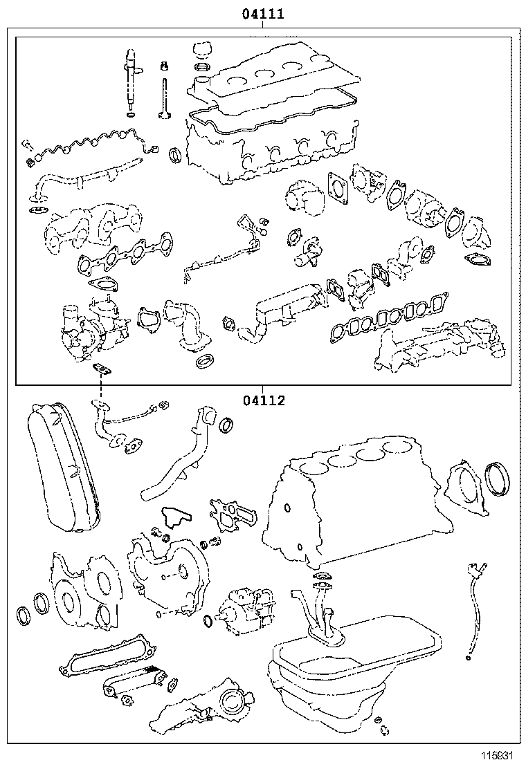 Engine Overhaul Gasket Kit