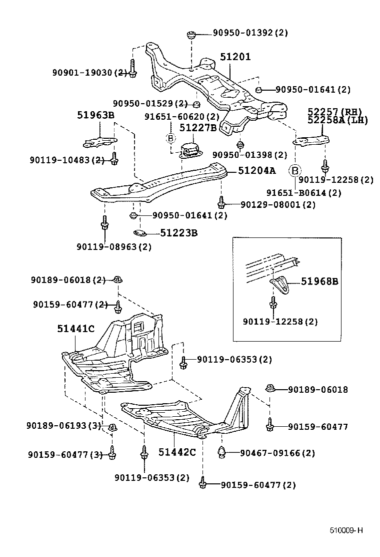 Suspension Crossmember & Under Cover
