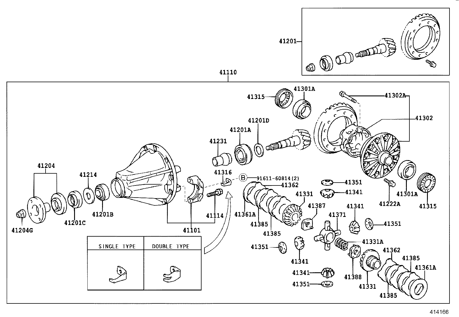 Rear Axle Housing Differential