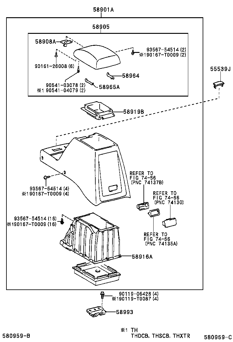 Console Box & Bracket
