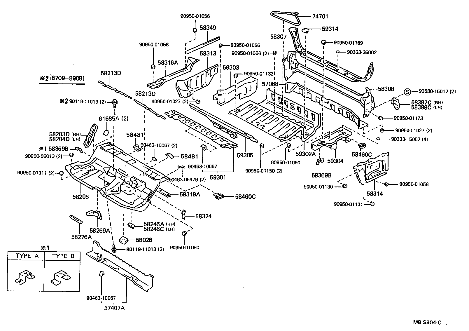 Floor Pan & Lower Back Panel