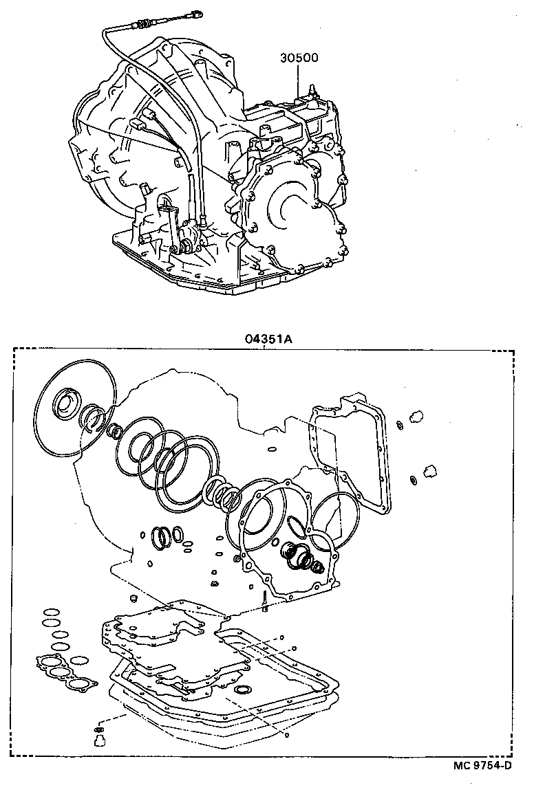 Conjunto de transmisión o transmisión y kit de juntas