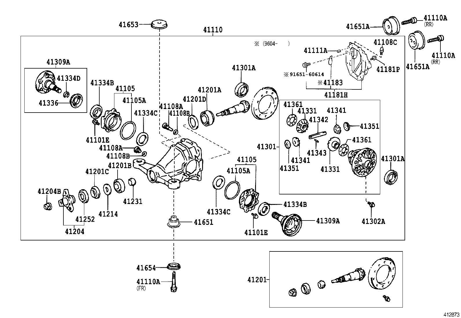 Rear Axle Housing Differential