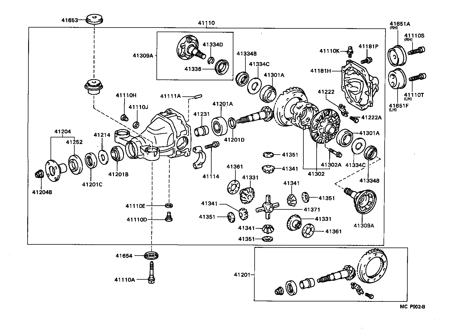 Rear Axle Housing Differential