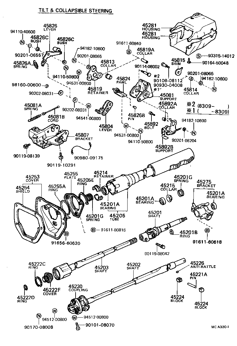 Steering Column & Shaft