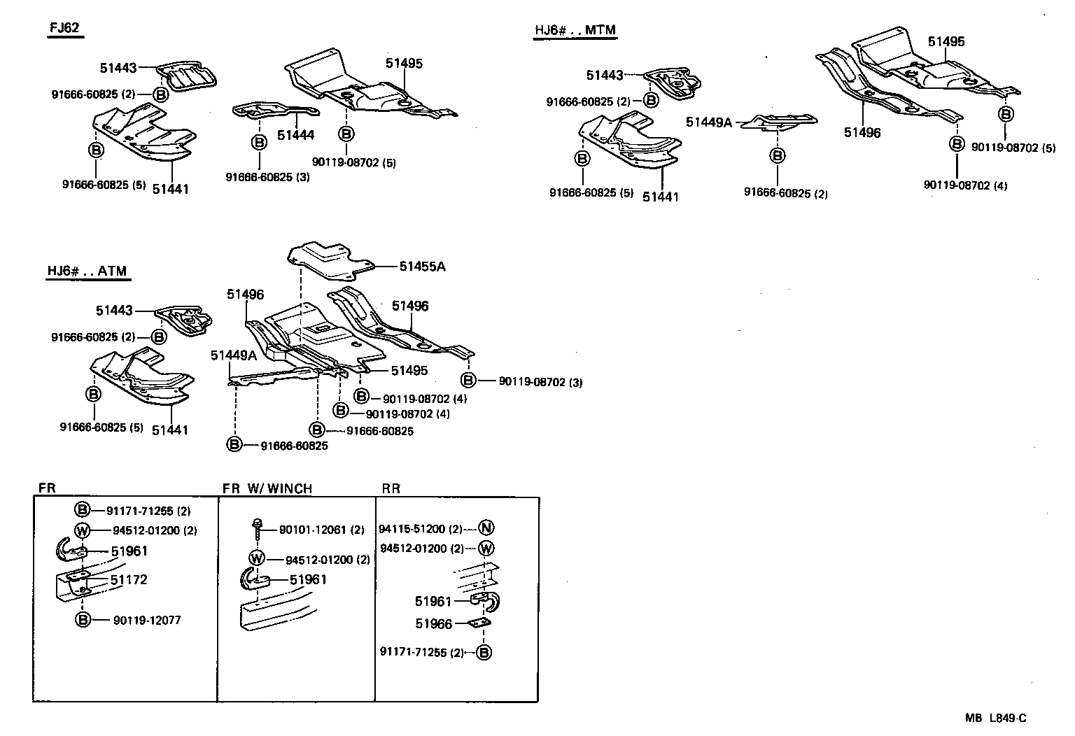 Suspension Crossmember & Under Cover
