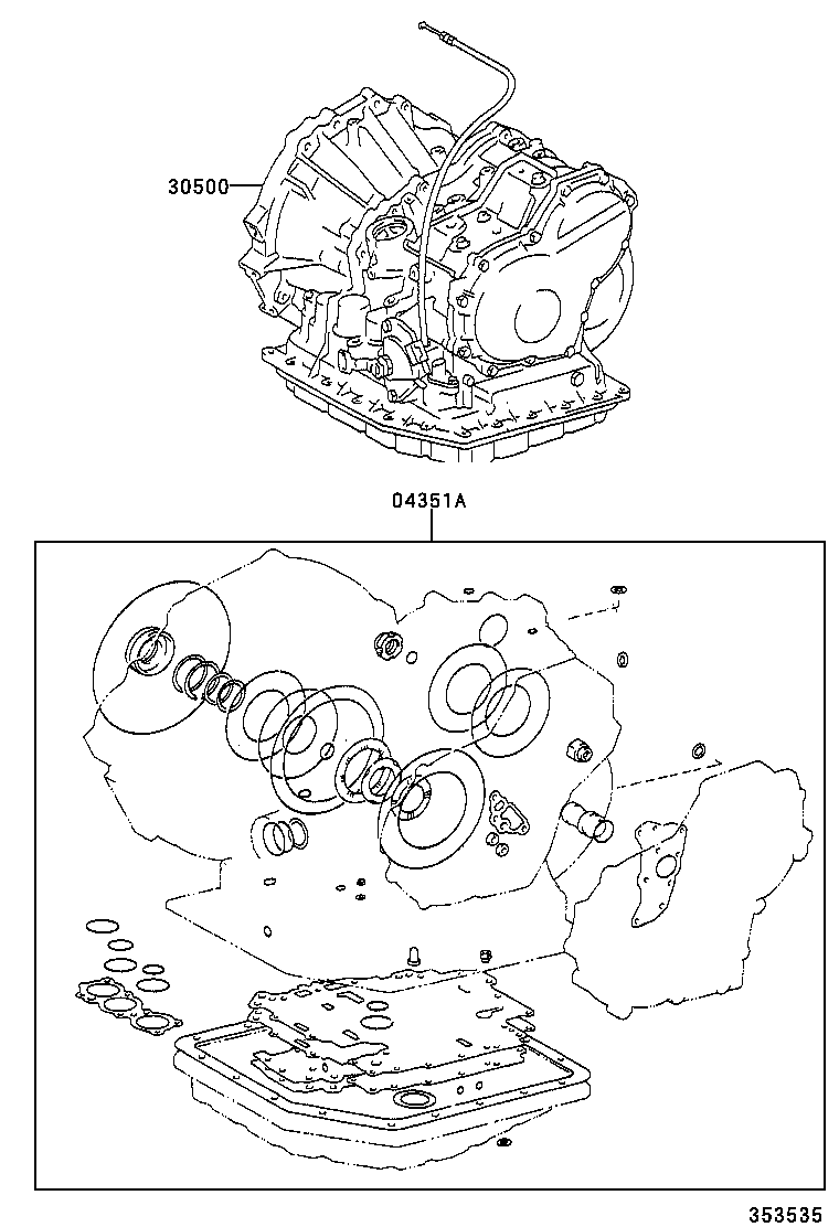 Transaxle Or Transmission Assy & Gasket Kit