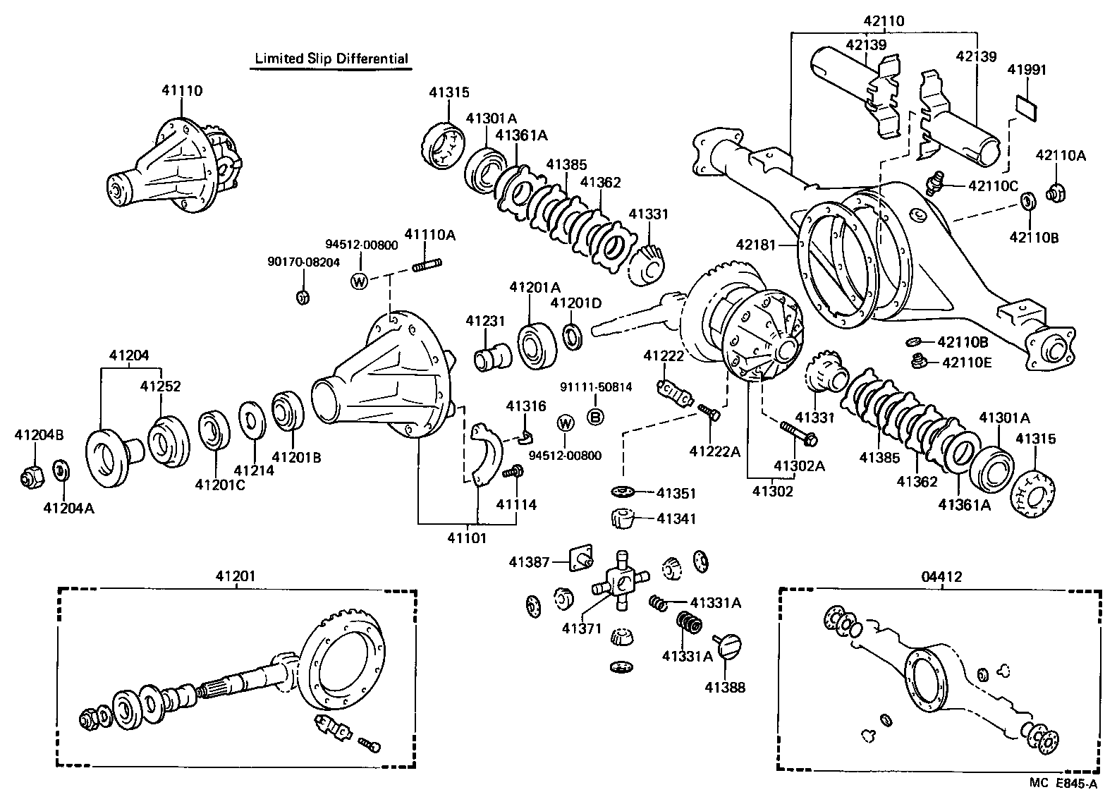 Rear Axle Housing Differential