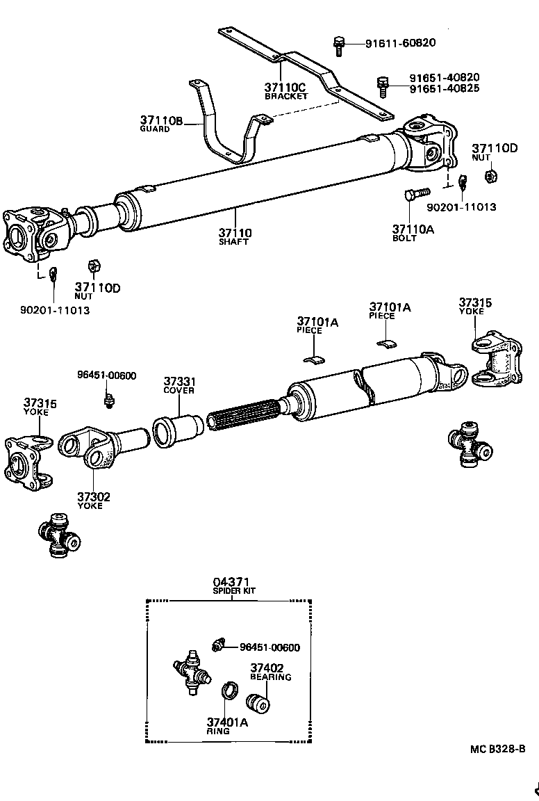 Propeller Shaft & Universal Joint