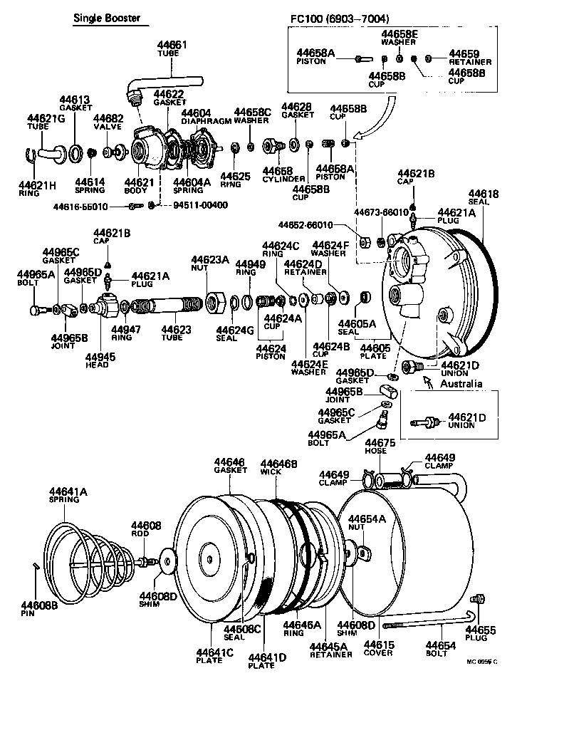 Brake Booster & Vacuum Tube