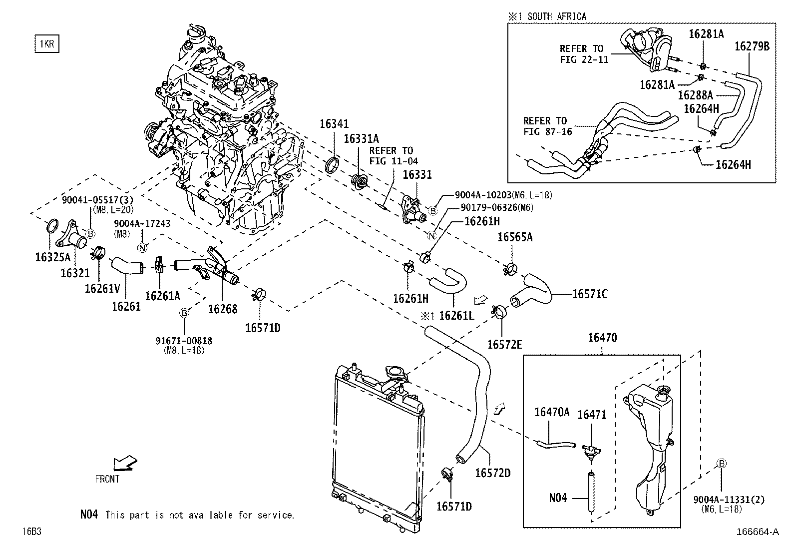 Radiator Water Outlet