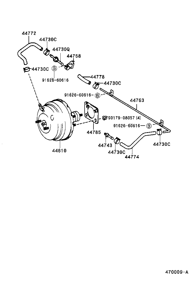 Brake Booster & Vacuum Tube