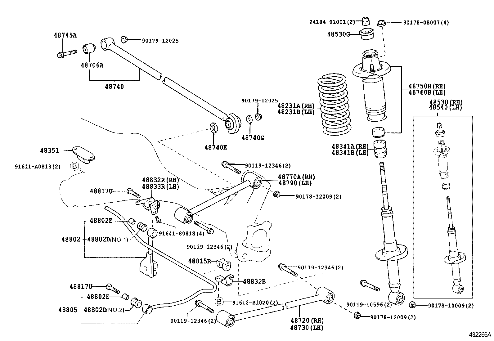 Rear Spring & Shock Absorber