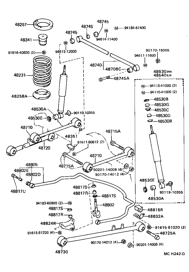 Rear Spring & Shock Absorber