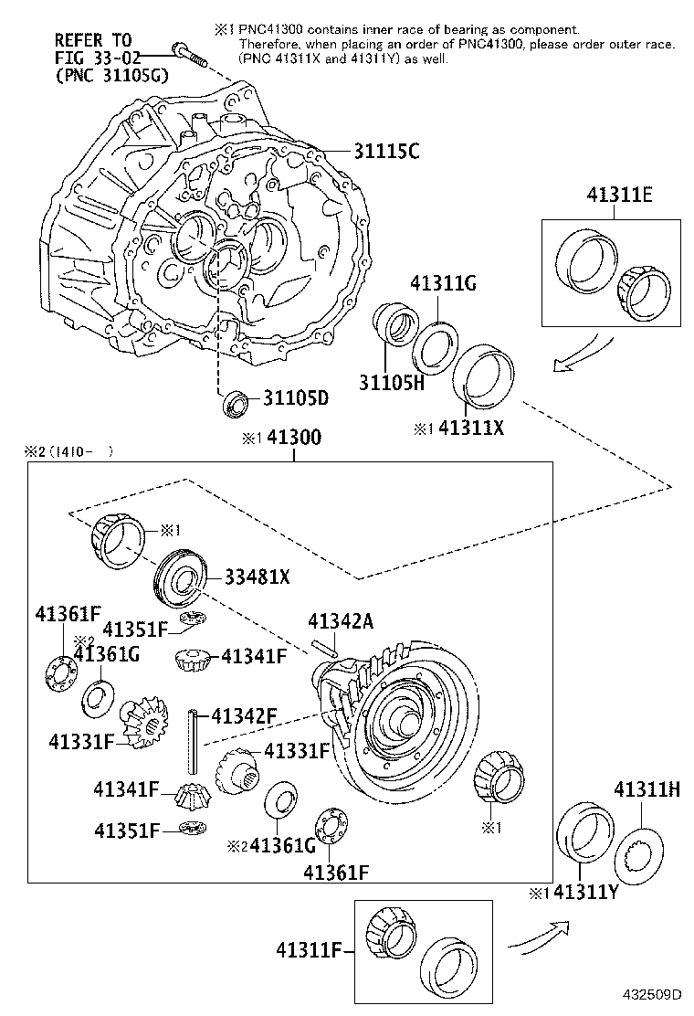 Front Axle Housing & Differential