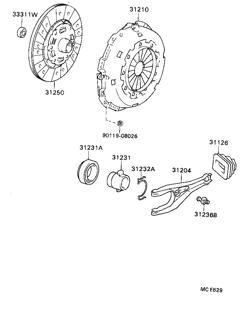 Clutch & Release Fork