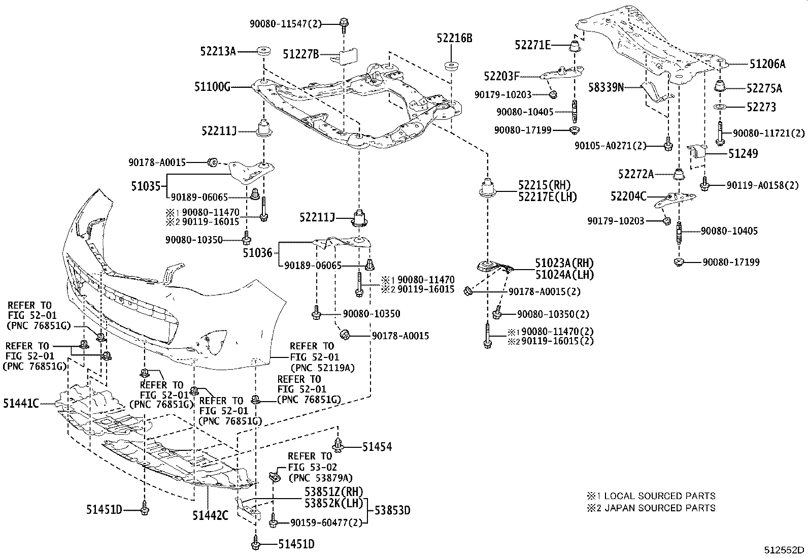 Suspension Crossmember & Under Cover