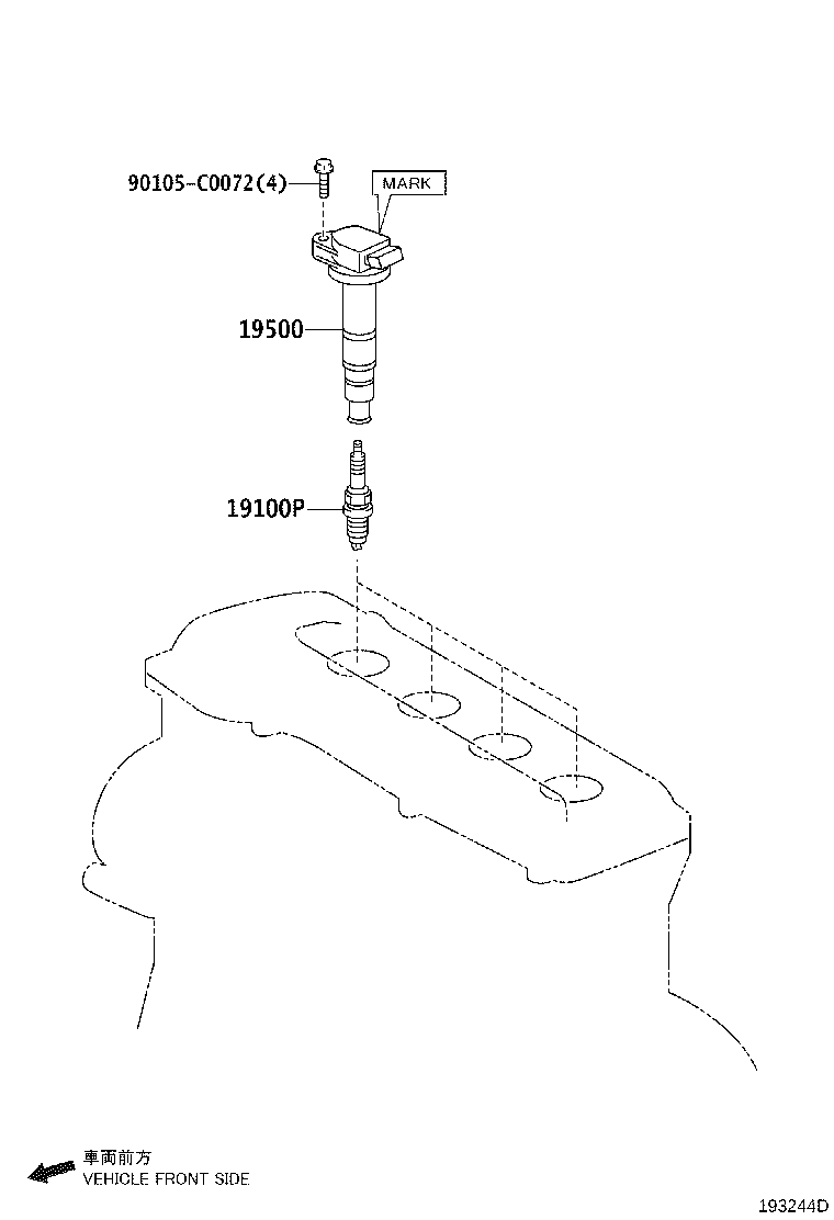 Ignition Coil Spark Plug Glow Plug