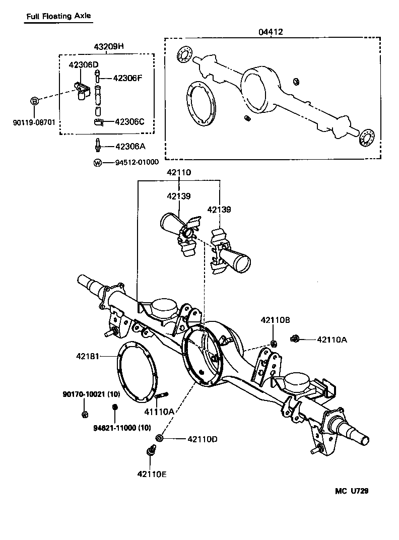 Rear Axle Housing Differential