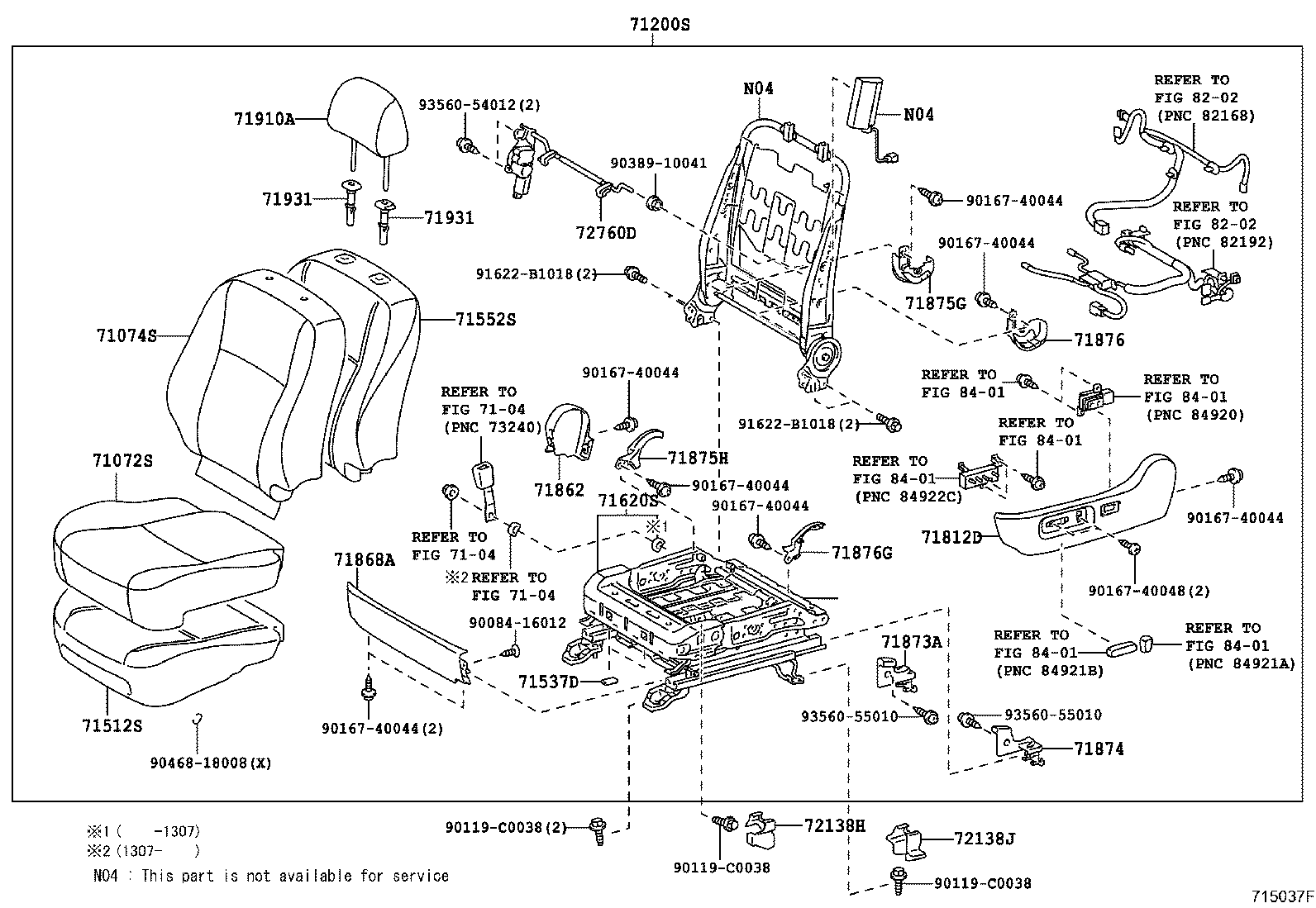 Front Seat & Seat Track
