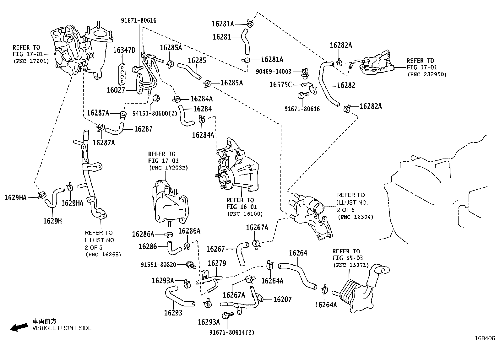 Radiator Water Outlet