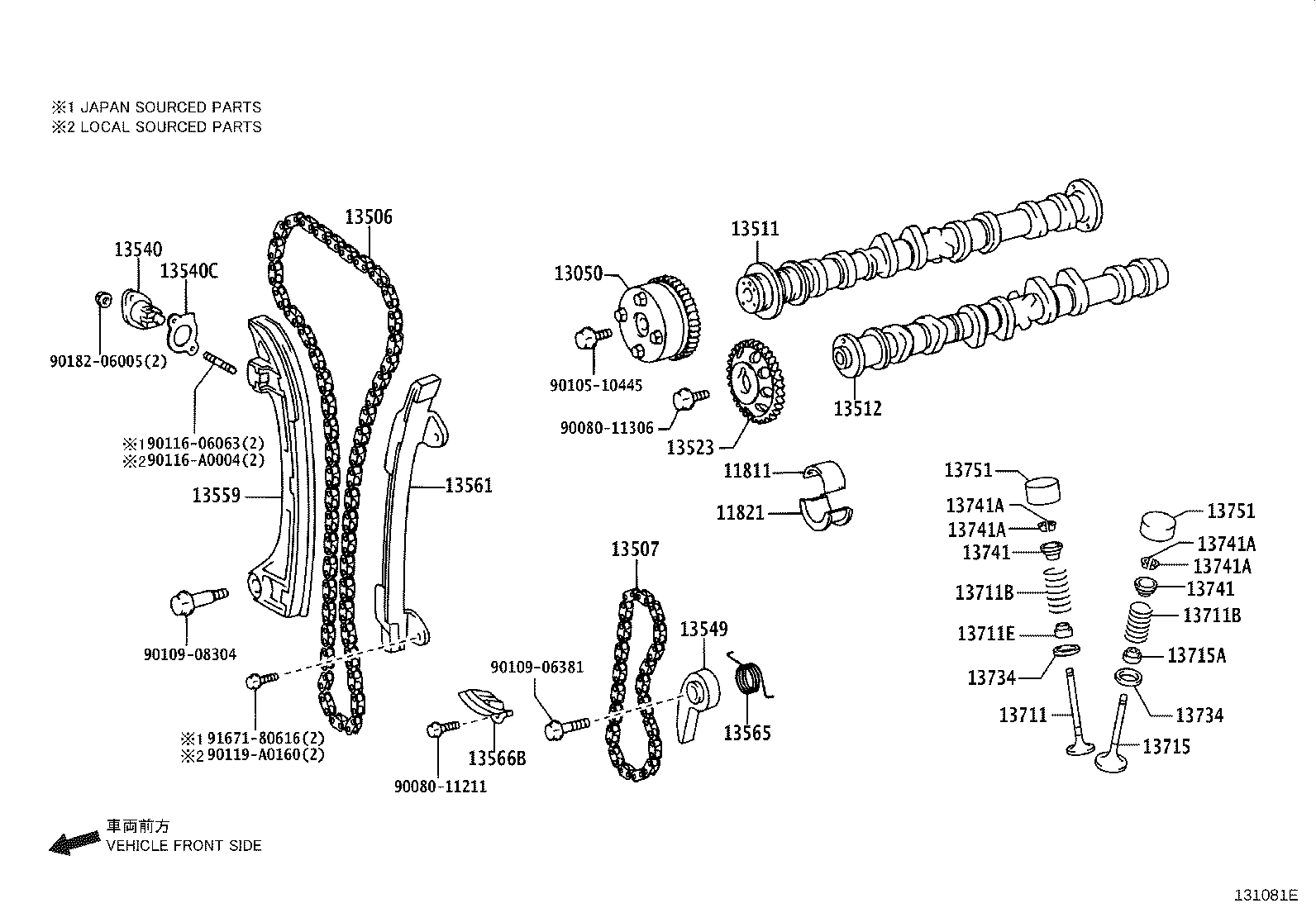 Camshaft & Valve