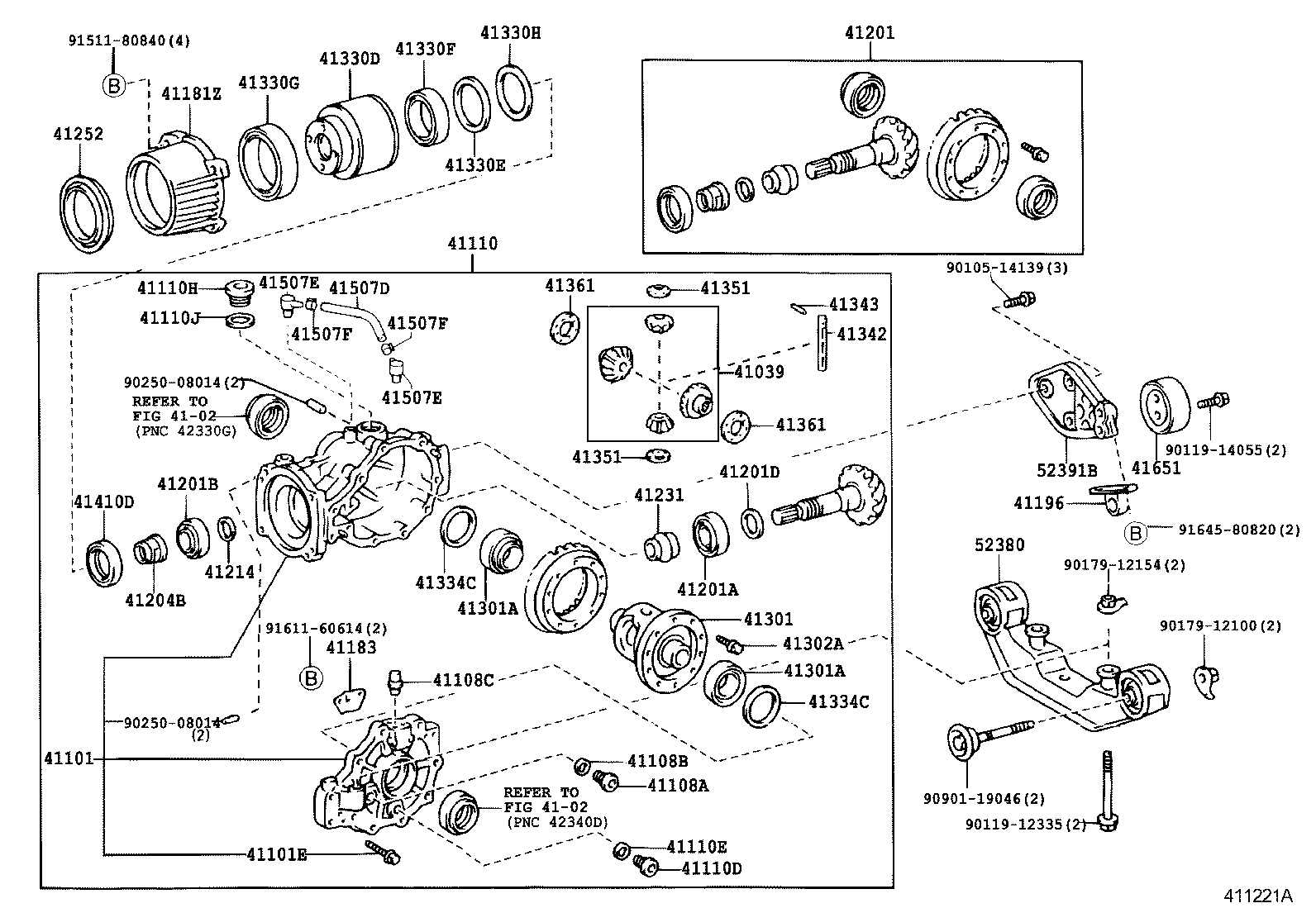 Rear Axle Housing Differential