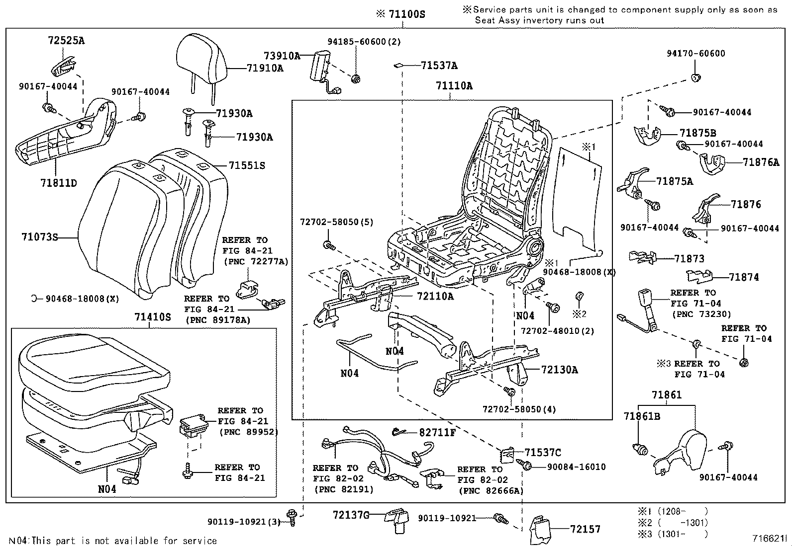 Asiento delantero y riel del asiento