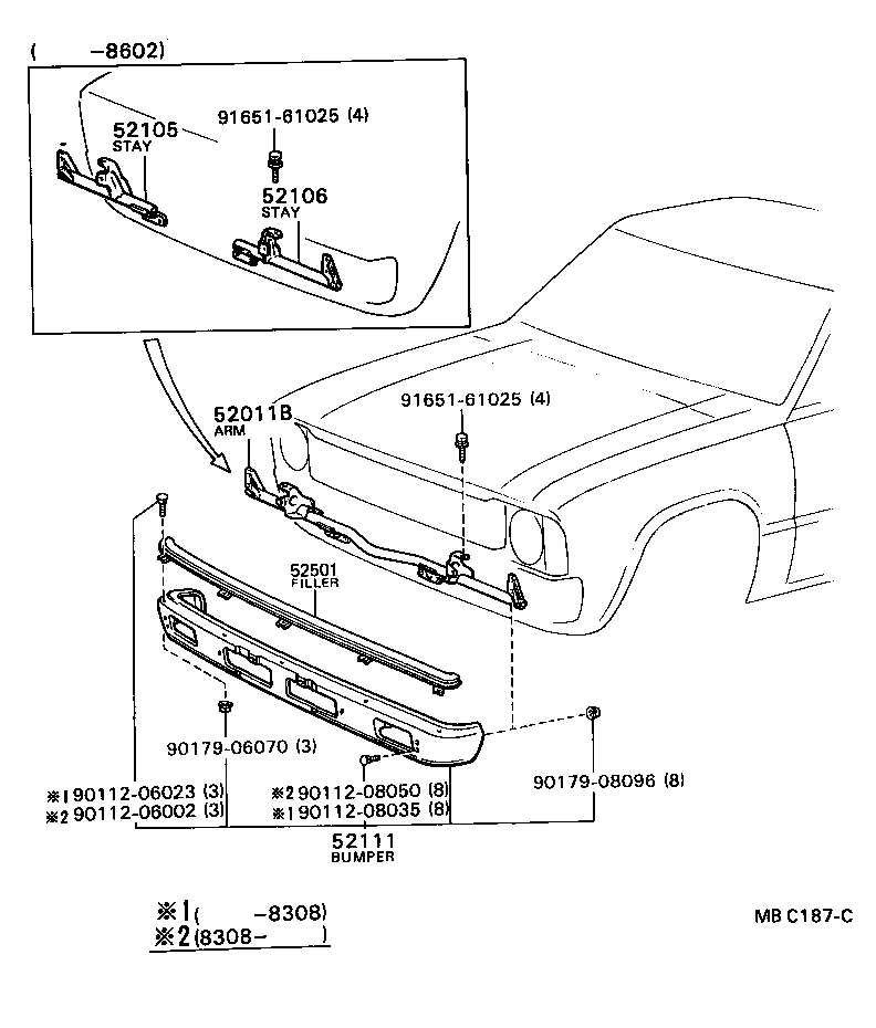 Front Bumper Bumper Stay