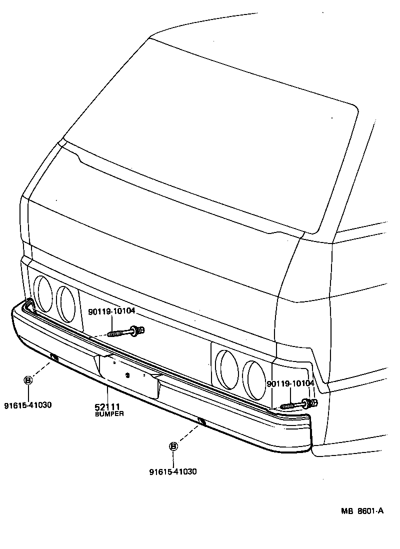 Front Bumper Bumper Stay