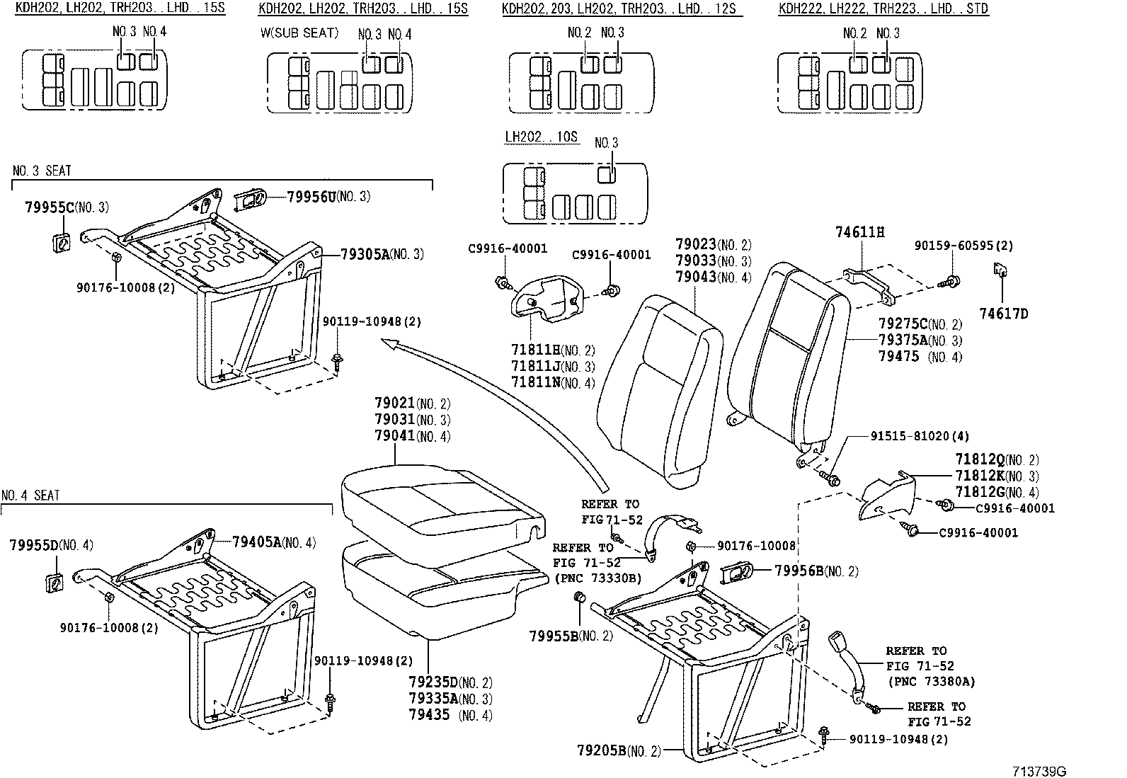 Asiento y pista del asiento