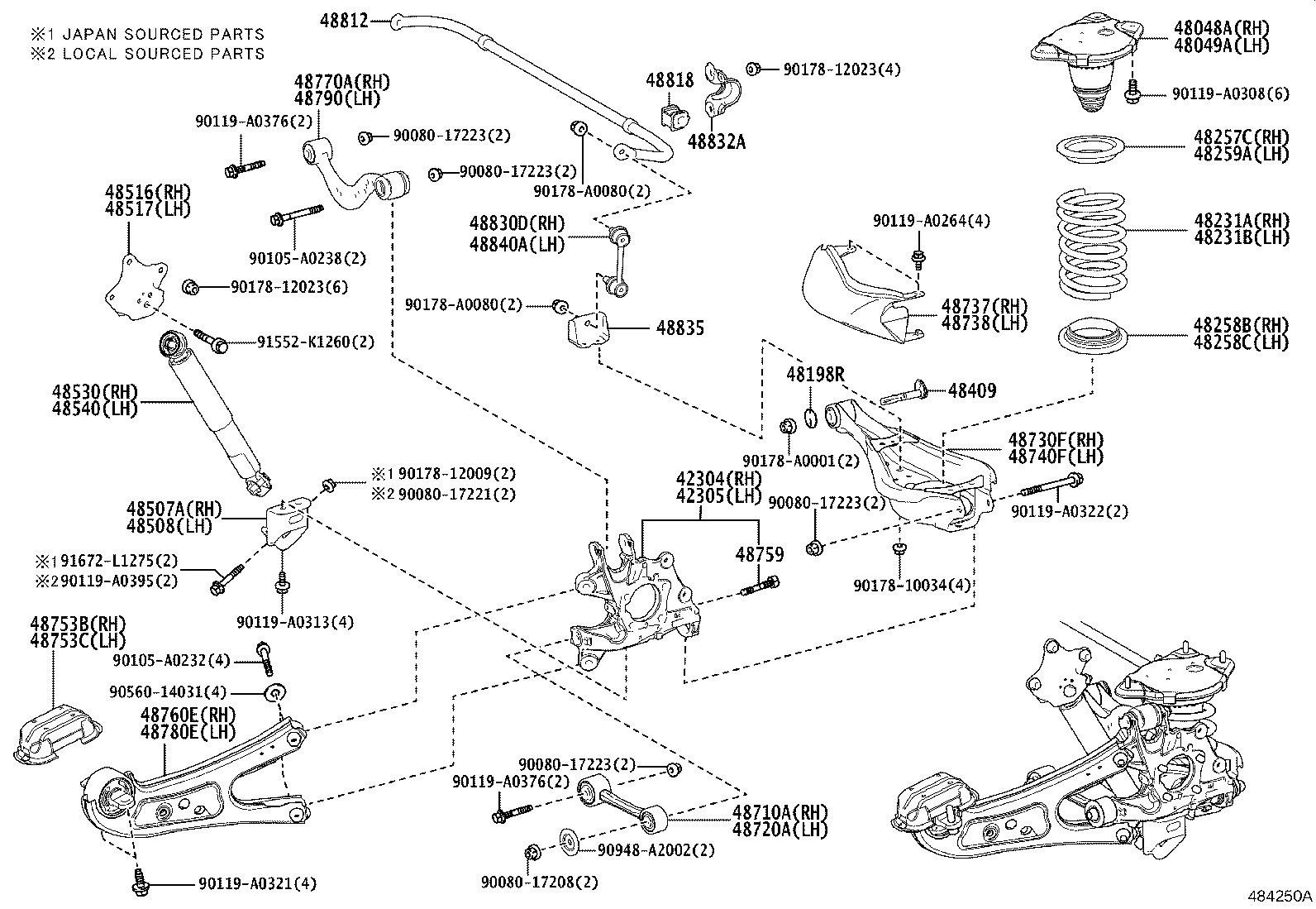 Rear Spring & Shock Absorber