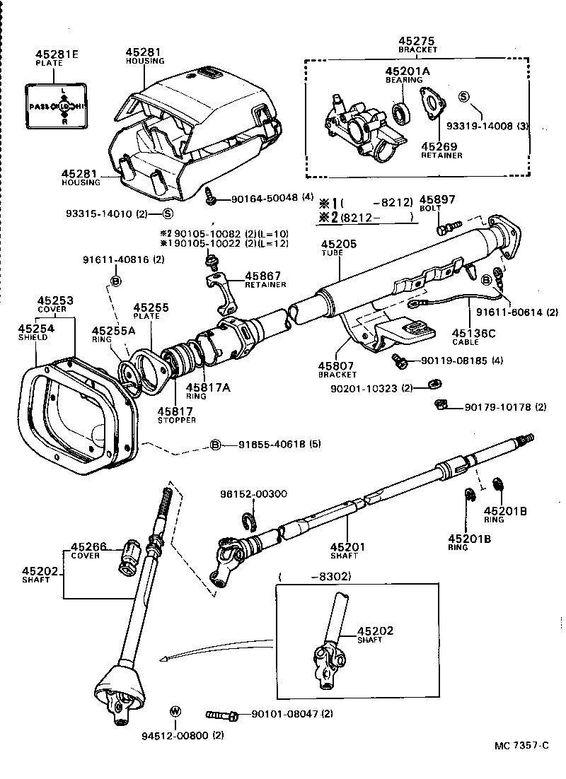 Steering Column & Shaft