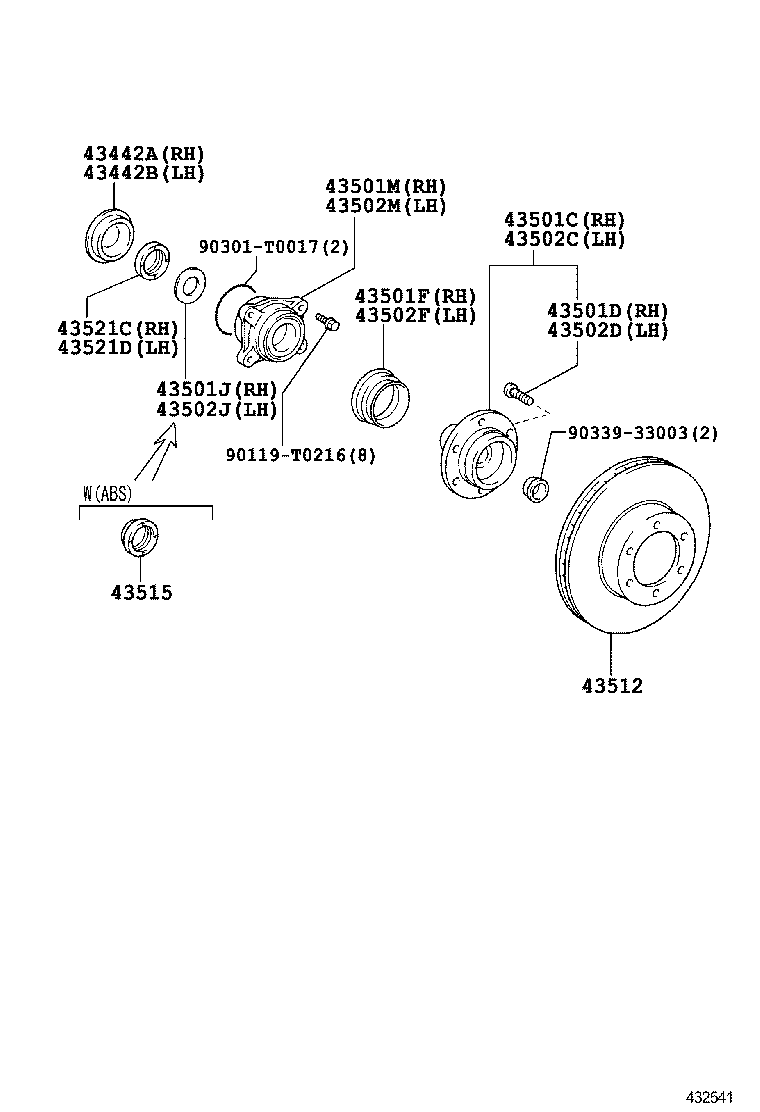 Front Axle Hub