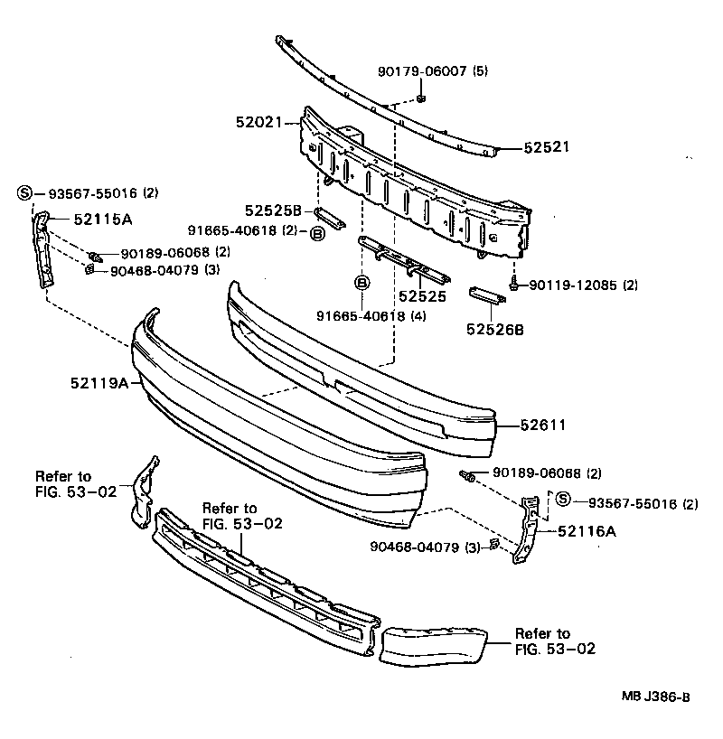 Front Bumper Bumper Stay