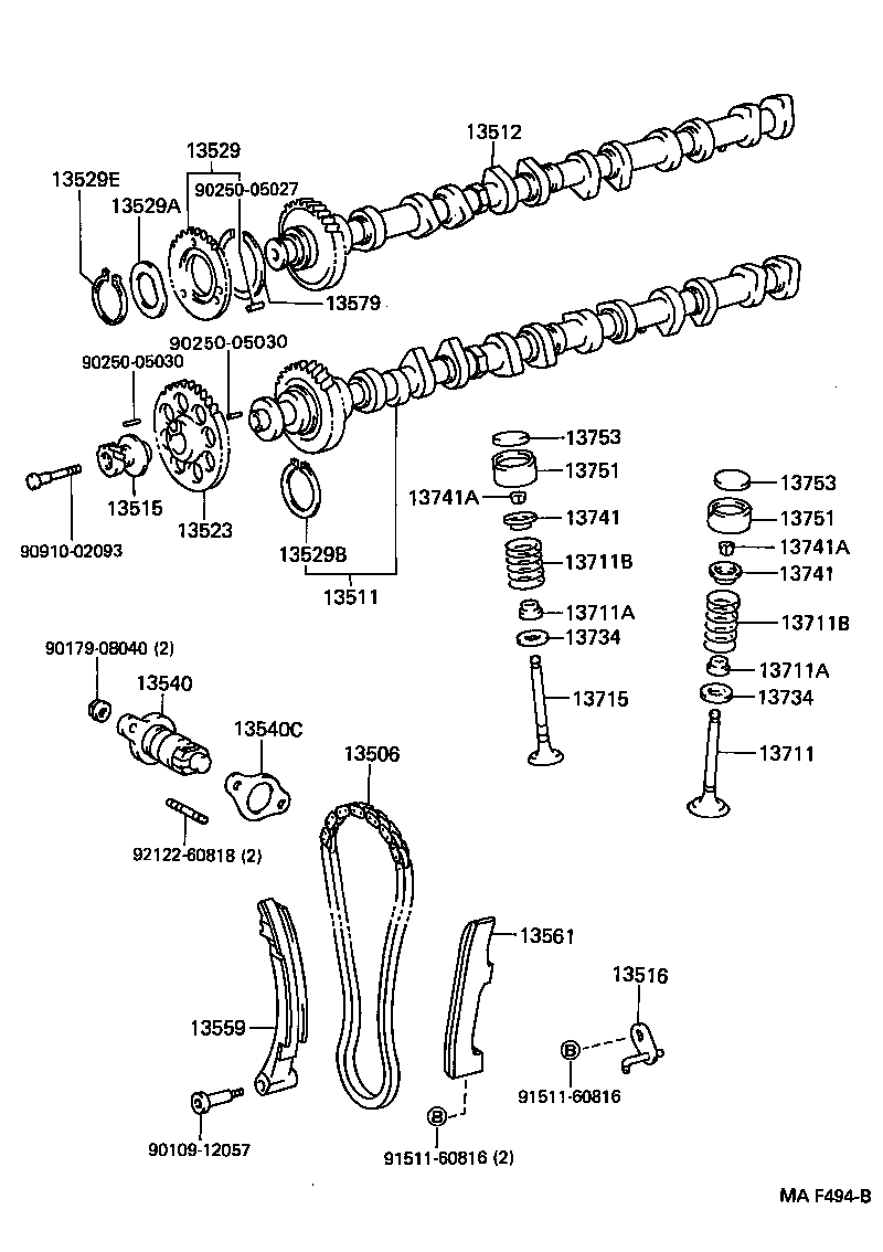 Camshaft & Valve