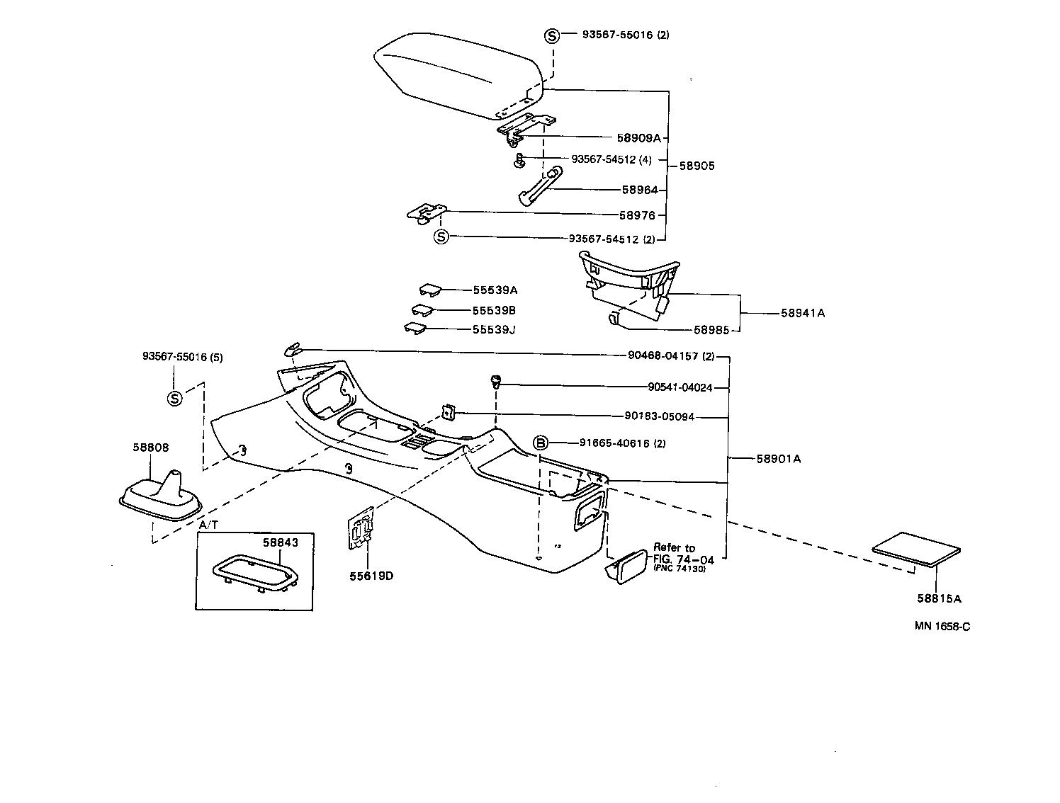 Console Box & Bracket