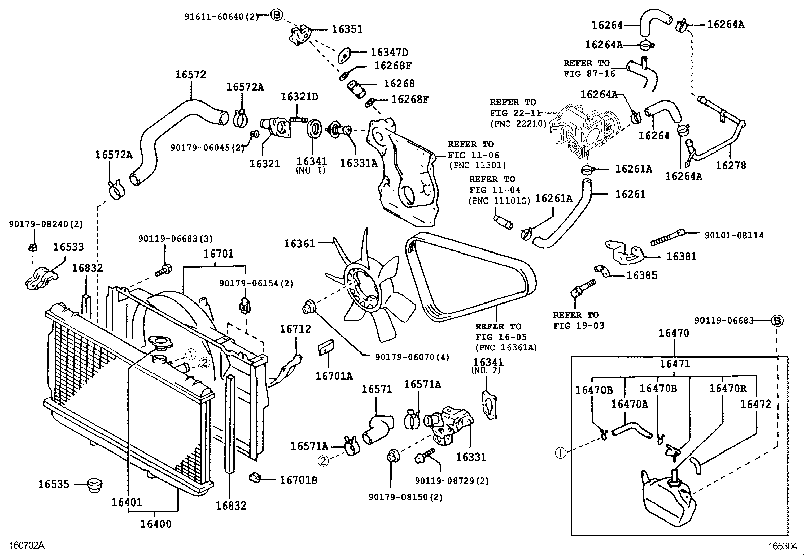 Radiator Water Outlet