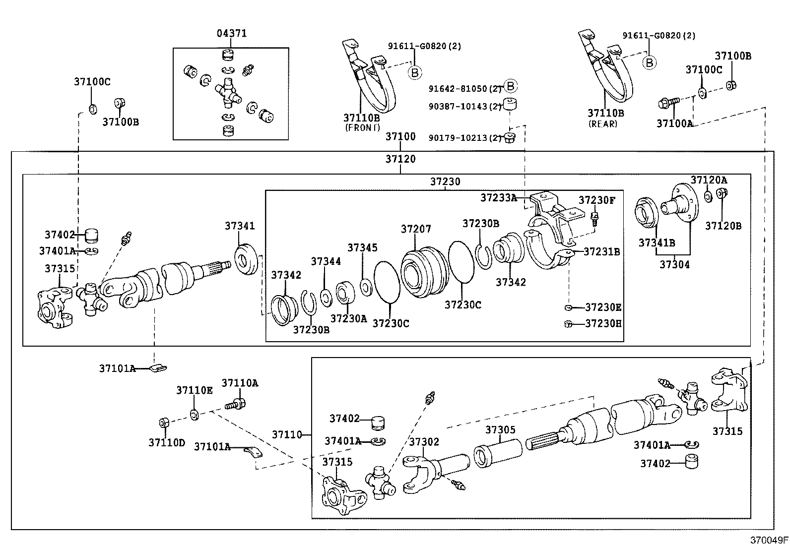 Propeller Shaft & Universal Joint