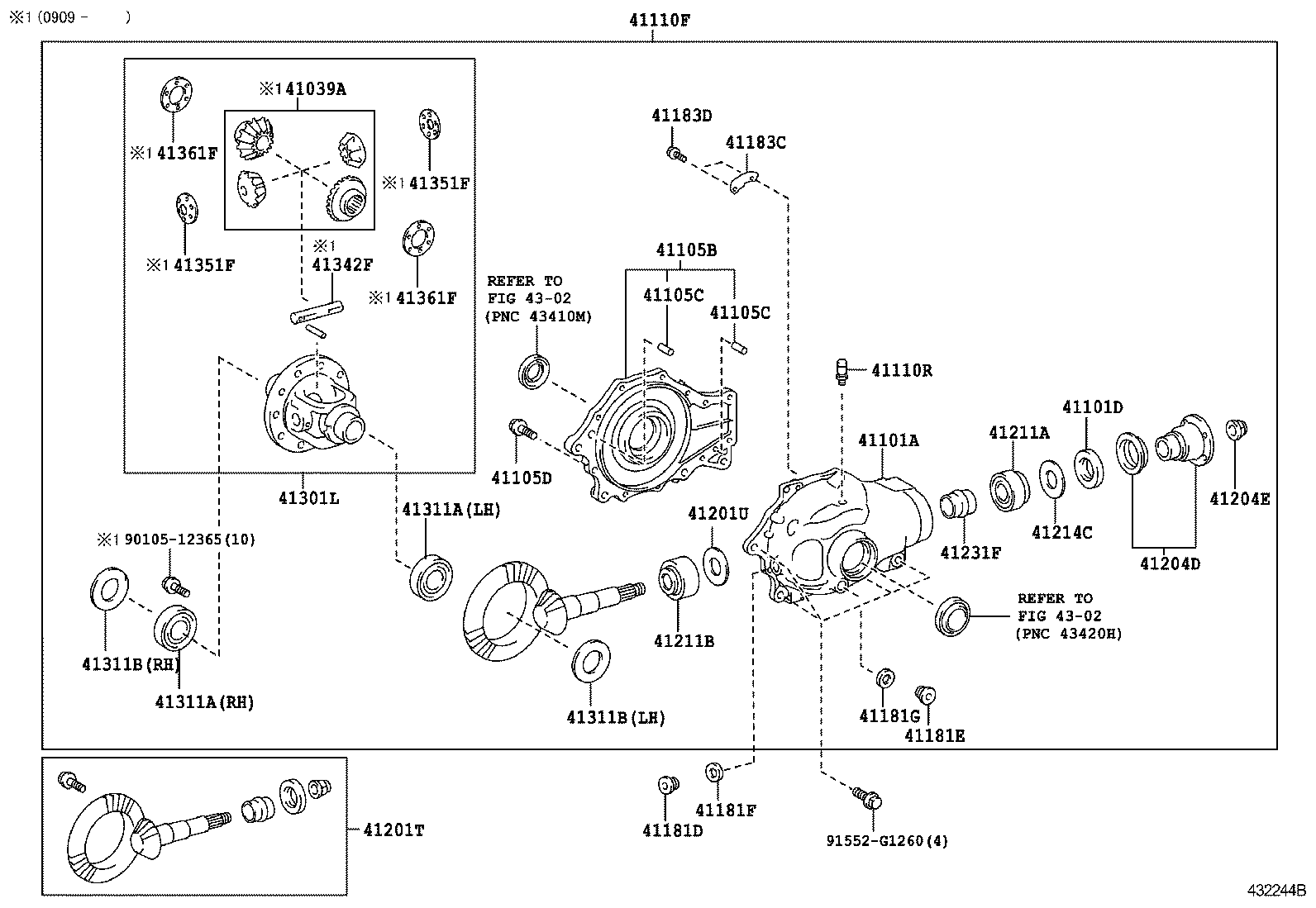 Front Axle Housing & Differential