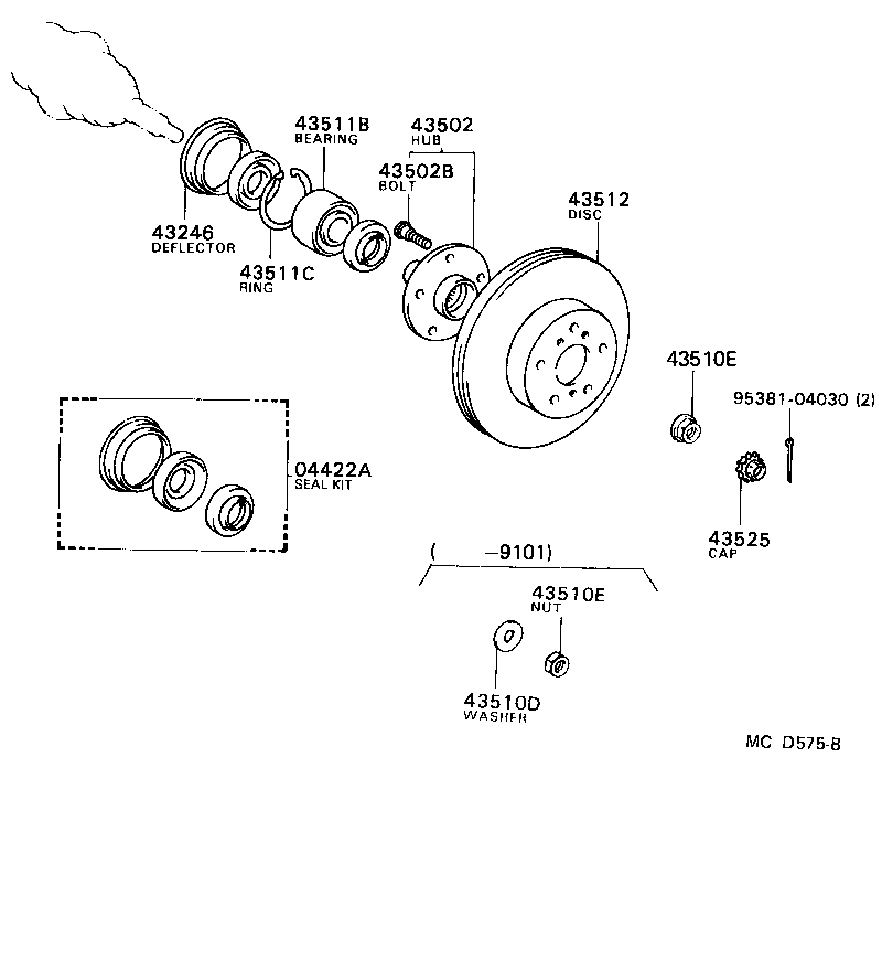Front Axle Hub