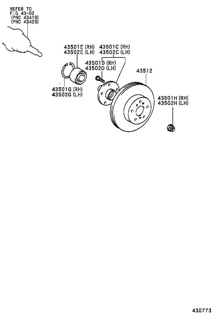 Front Axle Hub