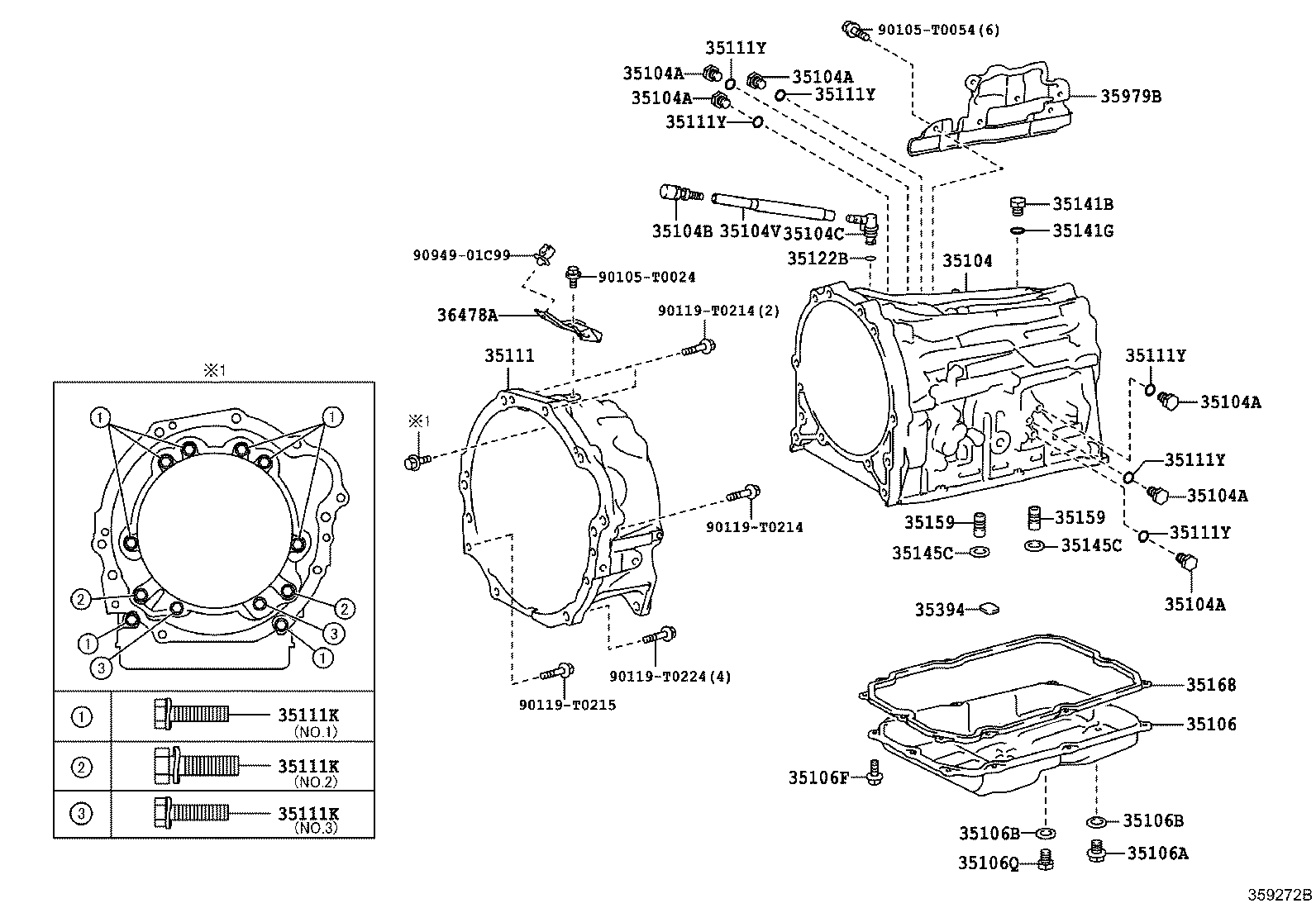 Transmission Case & Oil Pan