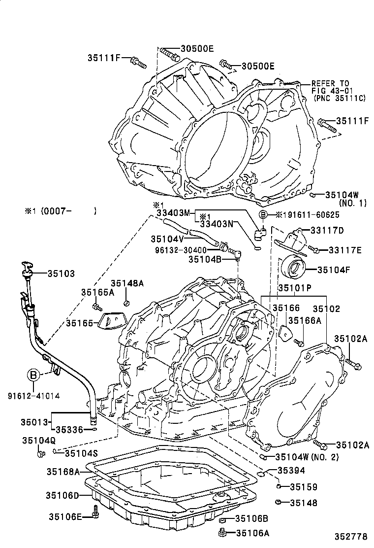 Transmission Case & Oil Pan