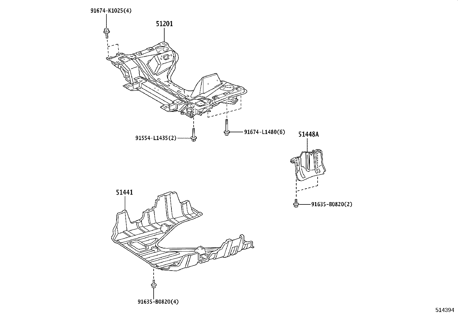 Suspension Crossmember & Under Cover