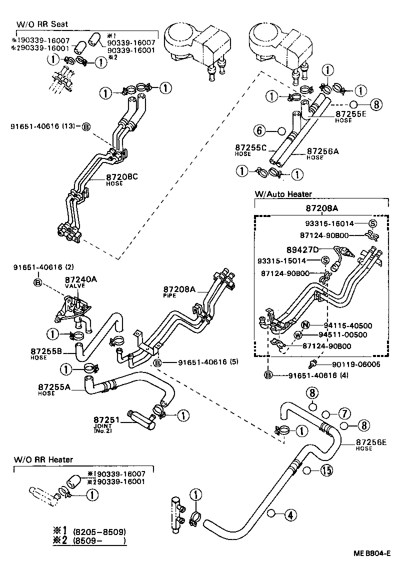 Tuberías de agua para calefacción y aire acondicionado