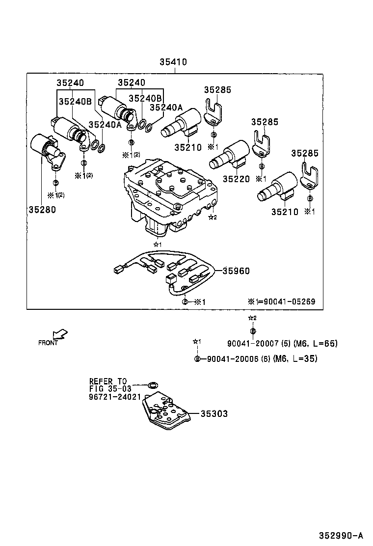 Valve Body Oil Strainer