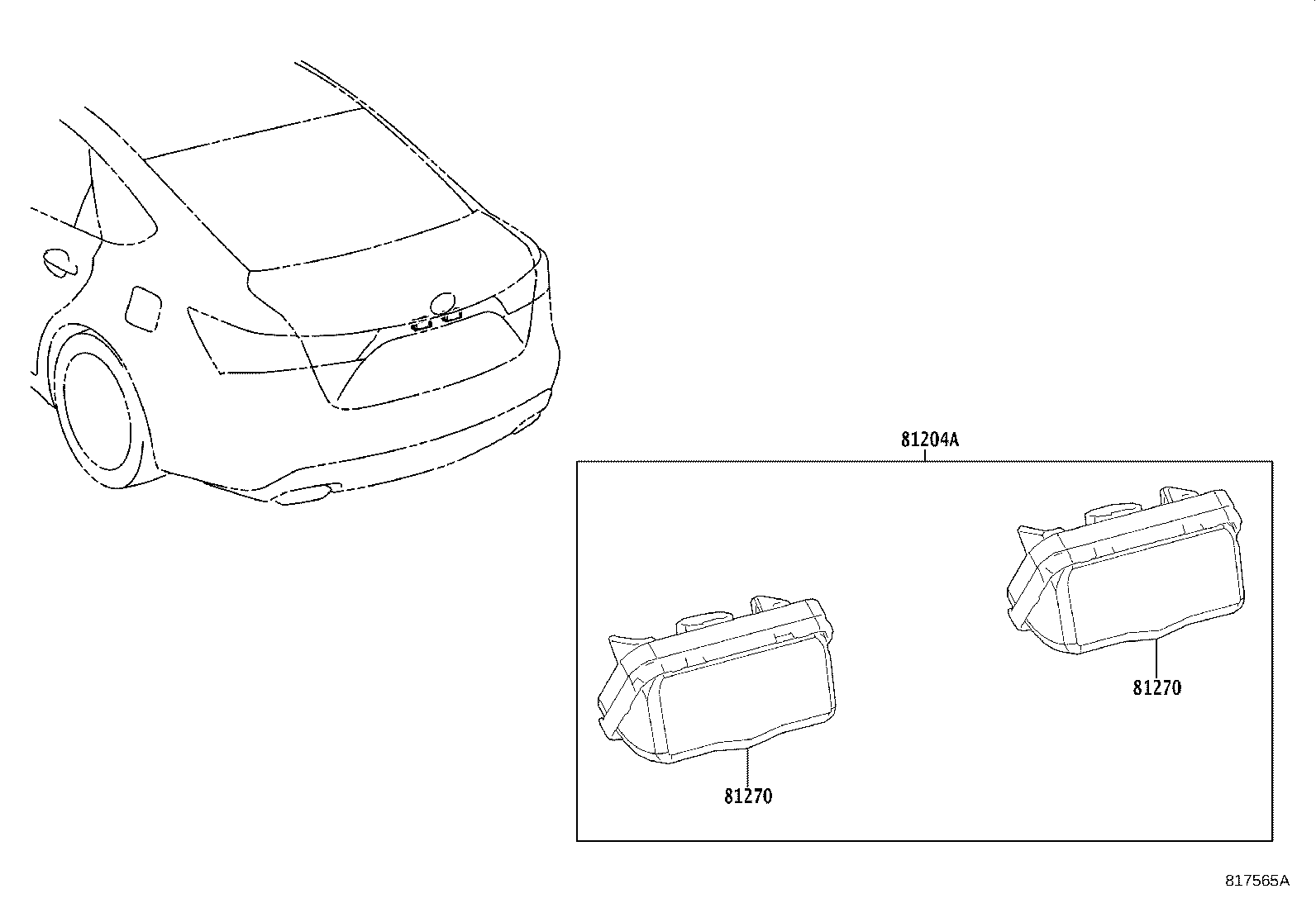 Rear License Plate Lamp