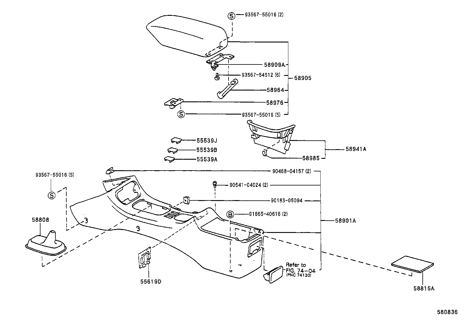 Console Box & Bracket